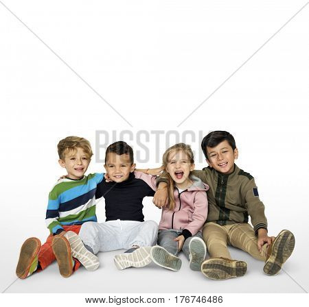 School Frinds Happiness Cute Playful