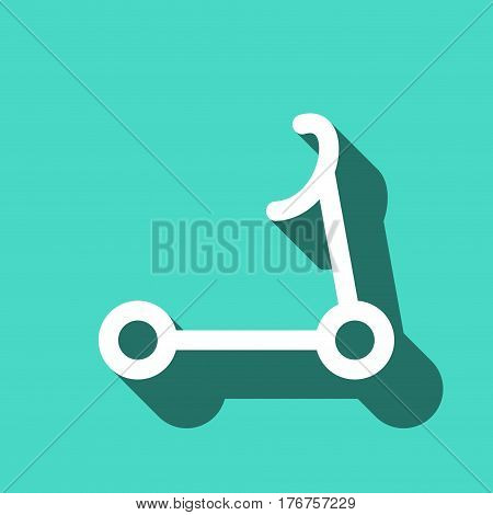 scooter icon stock vector illustration flat design
