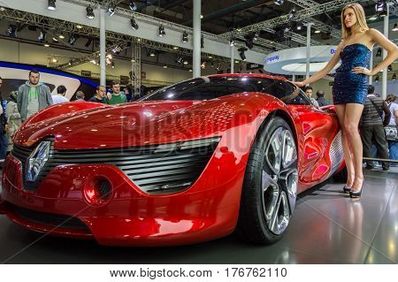 Istanbul, Turkey - November 10, 2012:  Istanbul Auto Show 2012 At Tuyap