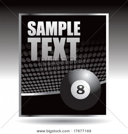 재미 있는 8 공 배경