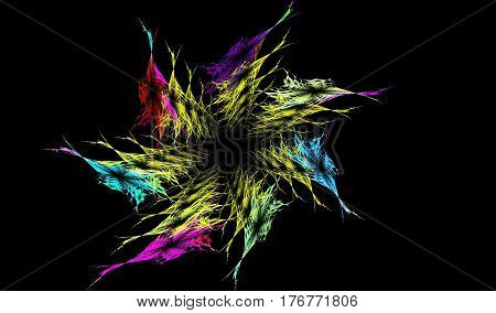 Abstract Symmetrical Fractal