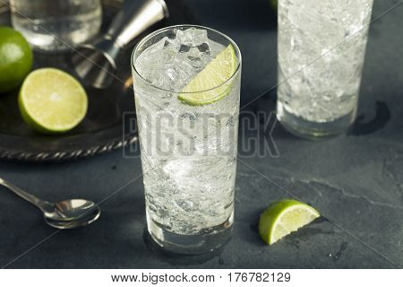 Alcoholic Vodka Tonic Highball Cocktail