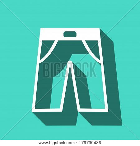 pants icon stock vector illustration flat design