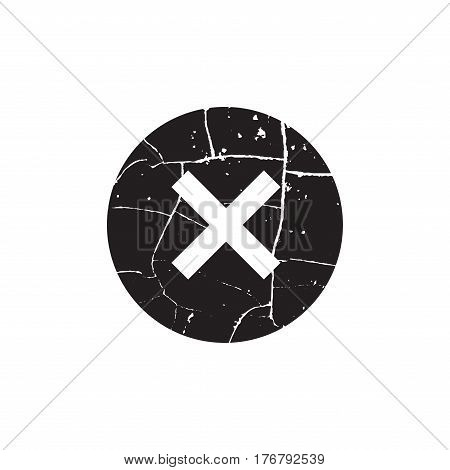 Cross Red Sign Element