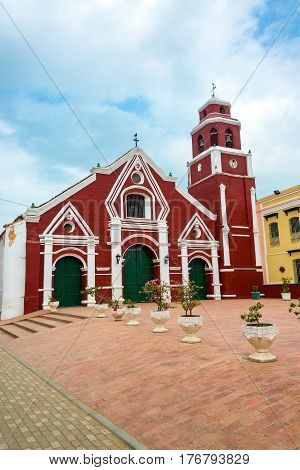 Red San Francisco Church