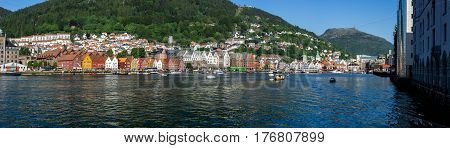 Bergen, historically Bjorgvin, is a city and municipality in Hordaland on the west coast of Norway.