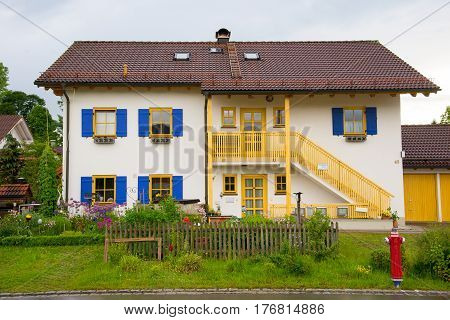 Building In Fussen, Bavaria, Germany.