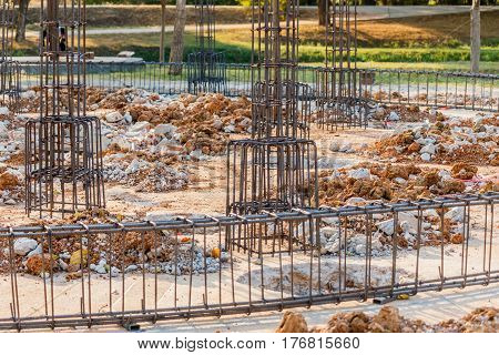 Design of reinforcement cage of reinforcement .