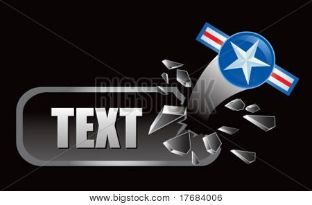 Air force ikona na podziale transparent