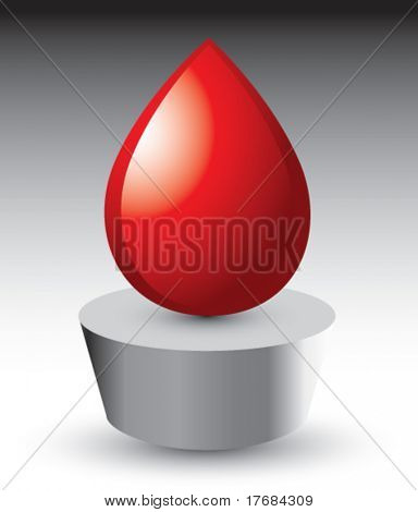 หยดเลือดในแพทช์เงิน