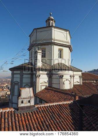 Monte Cappuccini Church In Turin