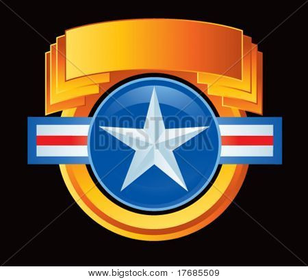 Air force ikona na wyświetlaczu pomarańczowy