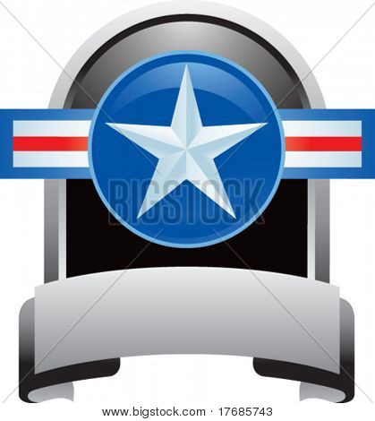 Air force ikona na srebrny ekran