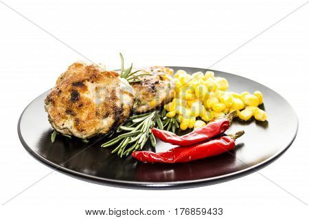 Beef meat cutlet wery tasty and nutritious.
