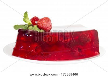 Fruit jelly is traditionally made by using fruit juice and gelatine as gelling agent.
