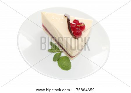 Cheesecake is a sweet dessert consisting of one or more layers. The main and thickest layer consists of a mixture of soft fresh cheese eggs and sugar. Is usually sweetened with sugar and may be flavored or topped with fruit cream nuts.