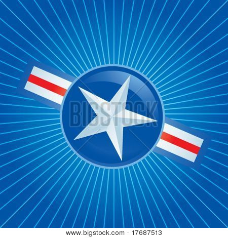 Air force ikona na niebieski gwiazda