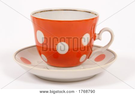 Orange Teetasse