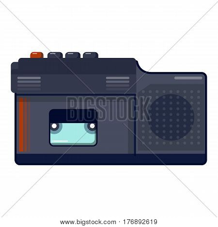 Retro dictaphone icon. Cartoon illustration of retro dictaphone vector icon for web