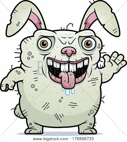 Ugly Bunny Waving