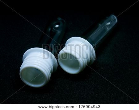 Pet Bottle Preform On White Background.