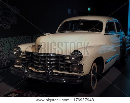 Ancient Cars At Car Museum In Turin