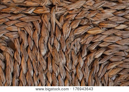 Esparto texture. Background of handmade esparto carpet. Abstract texture and background for designers. Close up view of esparto texture. Natural pattern textures.