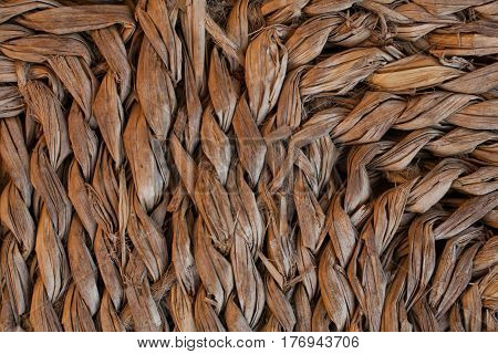 Esparto texture. Background of handmade esparto carpet. Abstract texture and background for designers. Close up view of esparto texture. Natural pattern textures.