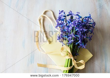 Spring Concept With Hyacinth