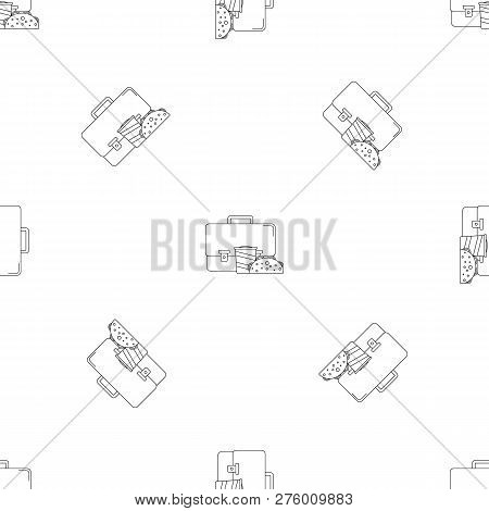 Bag Cola Cheesburger Icon. Outline Illustration Of Bag Cola Cheesburger Icon For Web Design Isolated