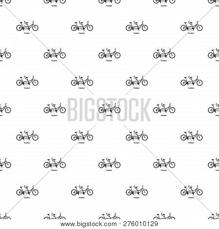 Tandem Bicycle Icon. Simple Illustration Of Tandem Bicycle Icon For Web
