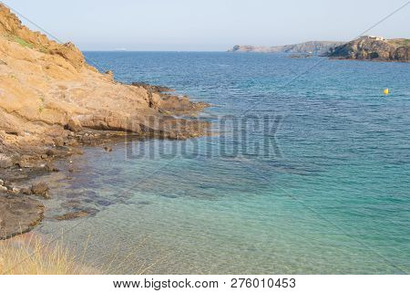 View Of The Sa Mesquida Cove From The Beach