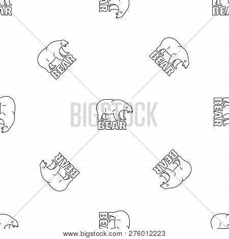Polar Bear Tears Pattern Seamless Repeat Geometric For Any Web Design