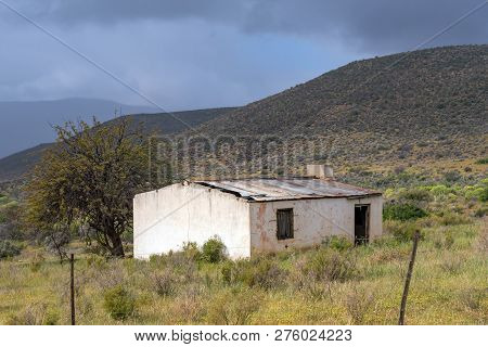 Cederberg, South Africa, August 27, 2018: A Ruin Near Mertenhof On The Road Between Wupperthal And C