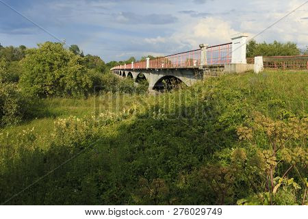 The Old Bridge Of The Kasari River Was Built In 1904. This 308 M Long And 7 M Wide Bridge Was Once T