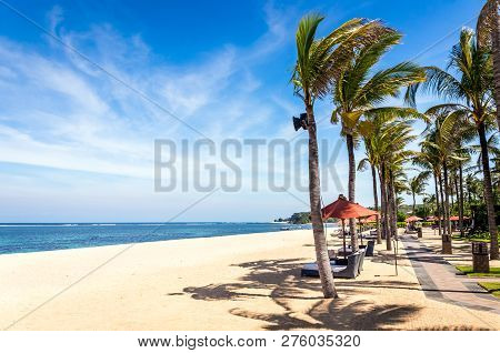 Paradise Geger Beach On Bali Island In Indonesia