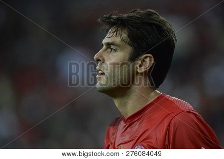 Rio, Brazil - December 27, 2018: Caca Player During A Soccer Game Of The All-stars Game In The Marac