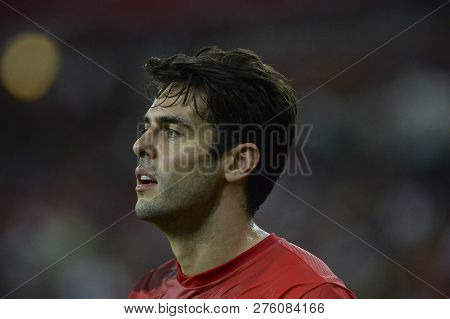 Rio, Brazil - December 27, 2018: Caca Player During A Soccer Game Of The All-stars Game In The Marac
