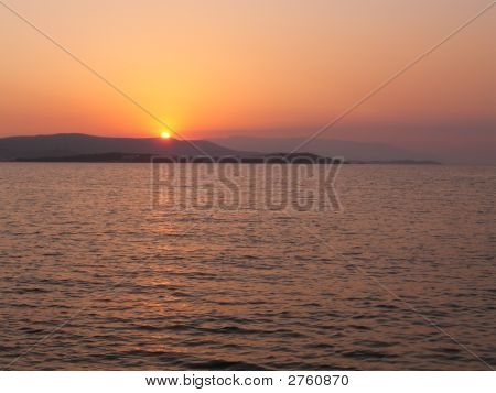 Aurinko on laskenut