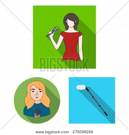 Isolated Object Of Karaoke And Music Icon. Set Of Karaoke And Club Vector Icon For Stock.