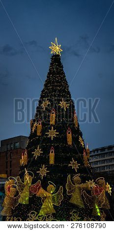 Christmas Illumination In Tbilisi, Georgia