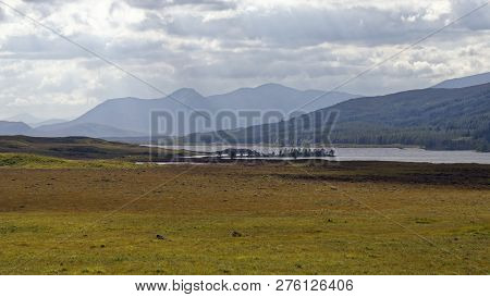 View From Rannoch Station Down Loch Laidon To The Mountains On The South Side Of Glen Coe, Rannoch M