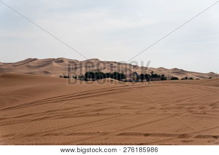 Sharjah Desert Area, One Of The Most Visited Places For Off-roading By Off Roaders, Big Red To Pink