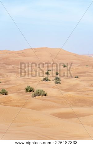 Sharjah Desert Area, One Of The Most Visited Places For Off-roading By Off Roaders, Big Red To Pink
