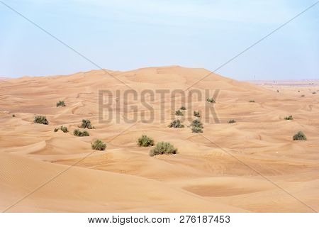 Sharjah Desert Area, One Of The Most Visited Places For Off-roading By Off Roaders, Big Red To Pink
