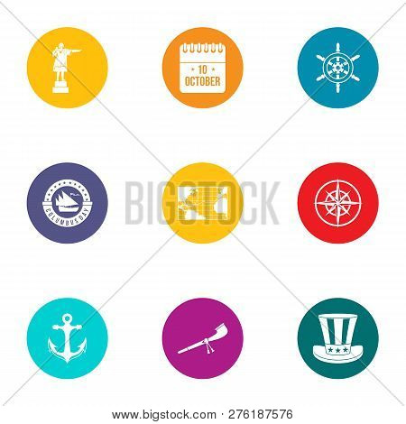 Establishment Icons Set. Flat Set Of 9 Establishment Icons For Web Isolated On White Background
