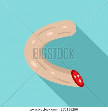 Mexican Sausage Icon. Flat Illustration Of Mexican Sausage Icon For Web Design