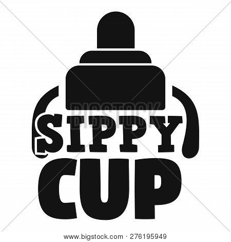 Infant Sippy Cup Logo. Simple Illustration Of Infant Sippy Cup Logo For Web Design Isolated On White