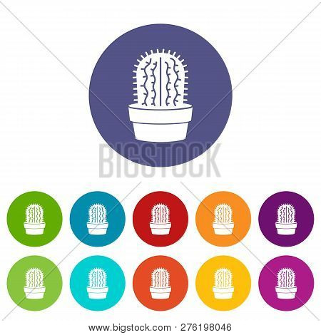 Echinocereus Icon. Simple Illustration Of Echinocereus Icon For Web