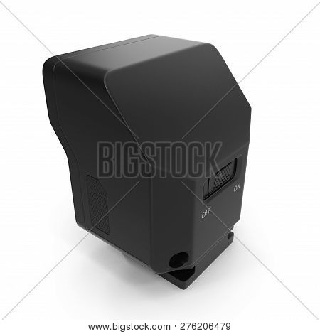 Compact Speedlight 3d Illustration On White Background Isolated